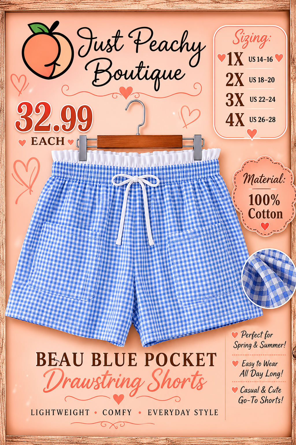 Beau Drawstring shorts