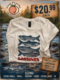Gildan softstyle tee DTF sardines pring