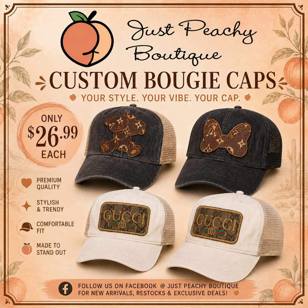 Custom Bougie LV caps