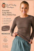 Essential Longsleeve Micro Ribbed Top