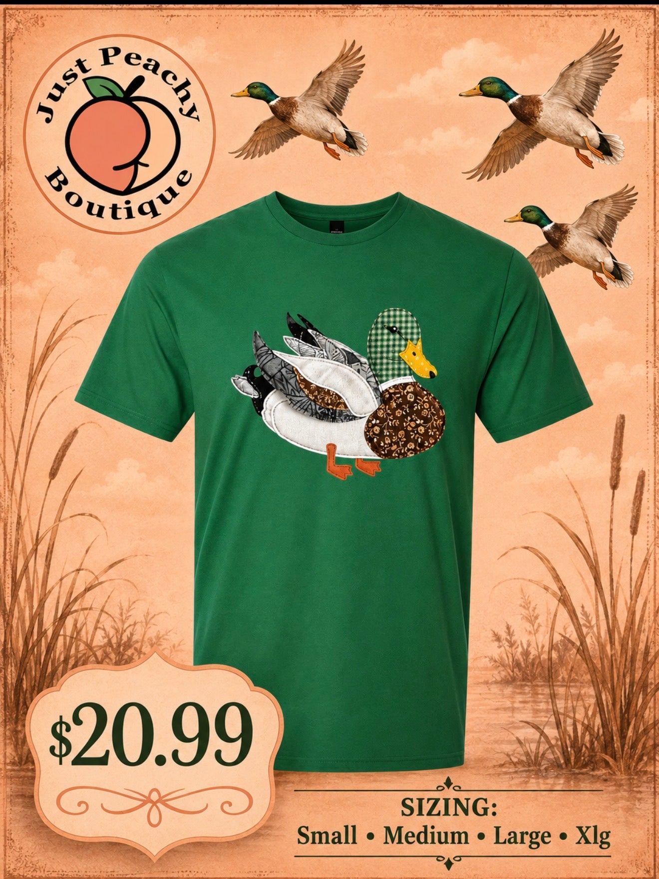 Softstlye DTF Mallard duck tee