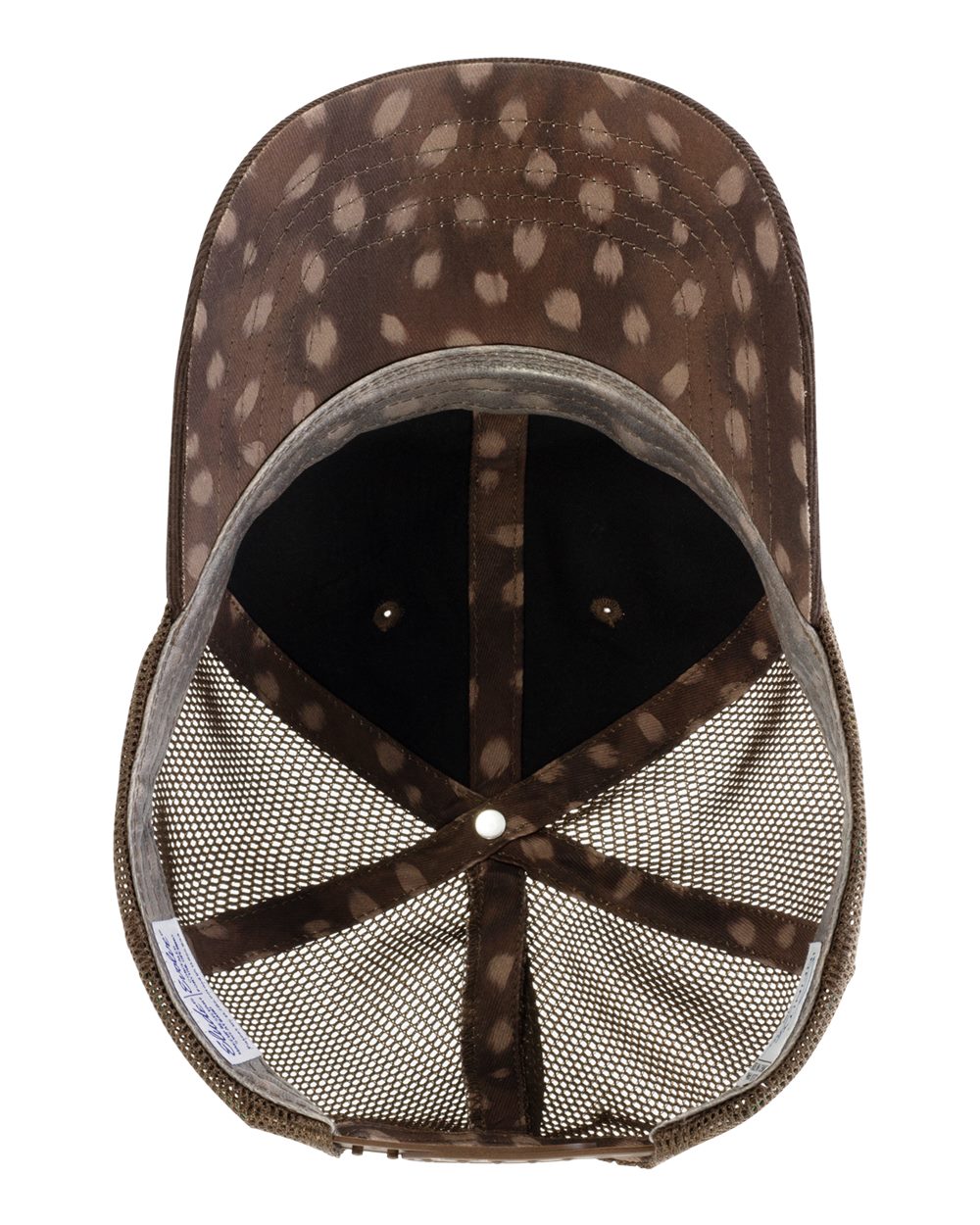 LV patch- Women's Washed Mesh-Back Cap-chocolate/fawn/kahki