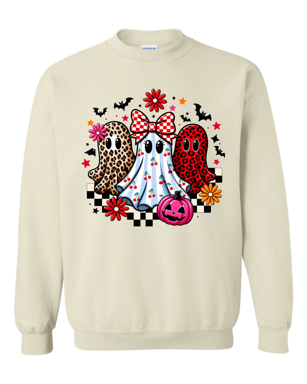 Funny Ghost DFT Gildan Unisex Heavy Blend™ Crewneck Sweatshirt