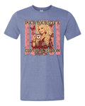Gildan Softstyle tee- Heather Indigo