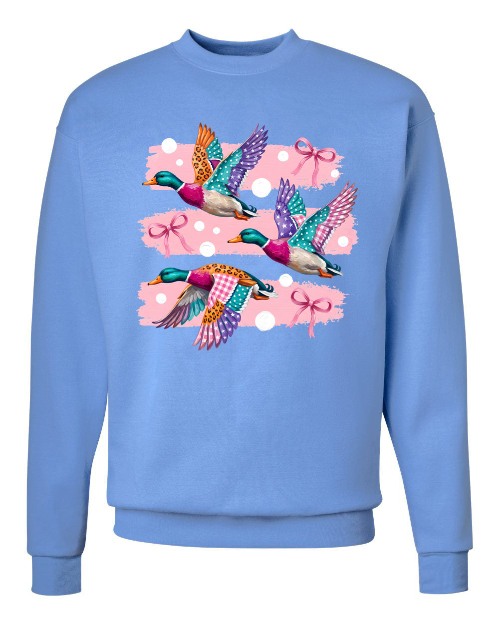 Hanes Unisex EcoSmart® Crewneck Sweatshirt - Carolina Blue